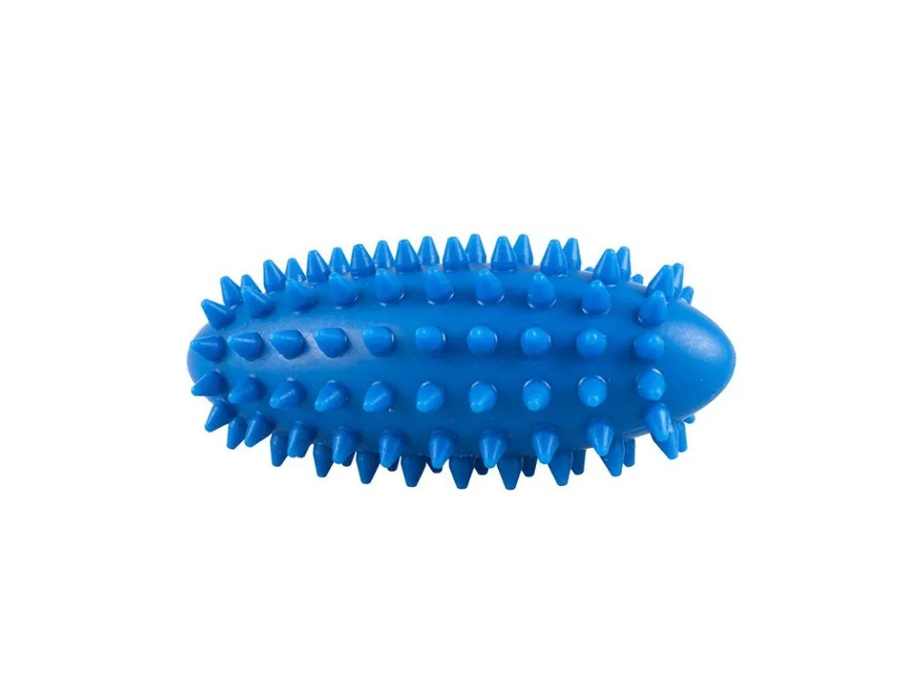 Must-Have Masážní vajíčko s bodlinkami 11 cm plněné pískem 250g - modrá