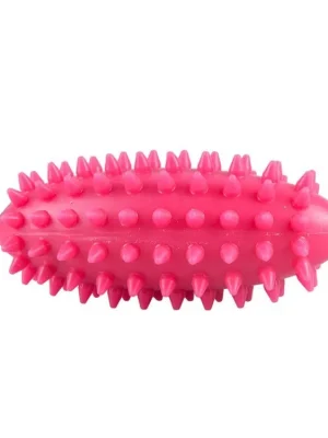 Dokud Zásoby Vydrží Masážní vajíčko s bodlinkami 11 cm plněné pískem 250g - růžová