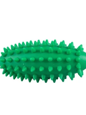 Masážní vajíčko s bodlinkami 11 cm plněné pískem 250g - zelená Cenová Bomba