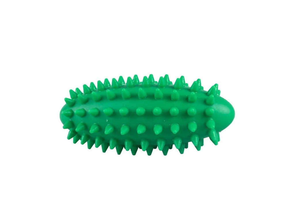 Masážní vajíčko s bodlinkami 11 cm plněné pískem 250g - zelená Cenová Bomba