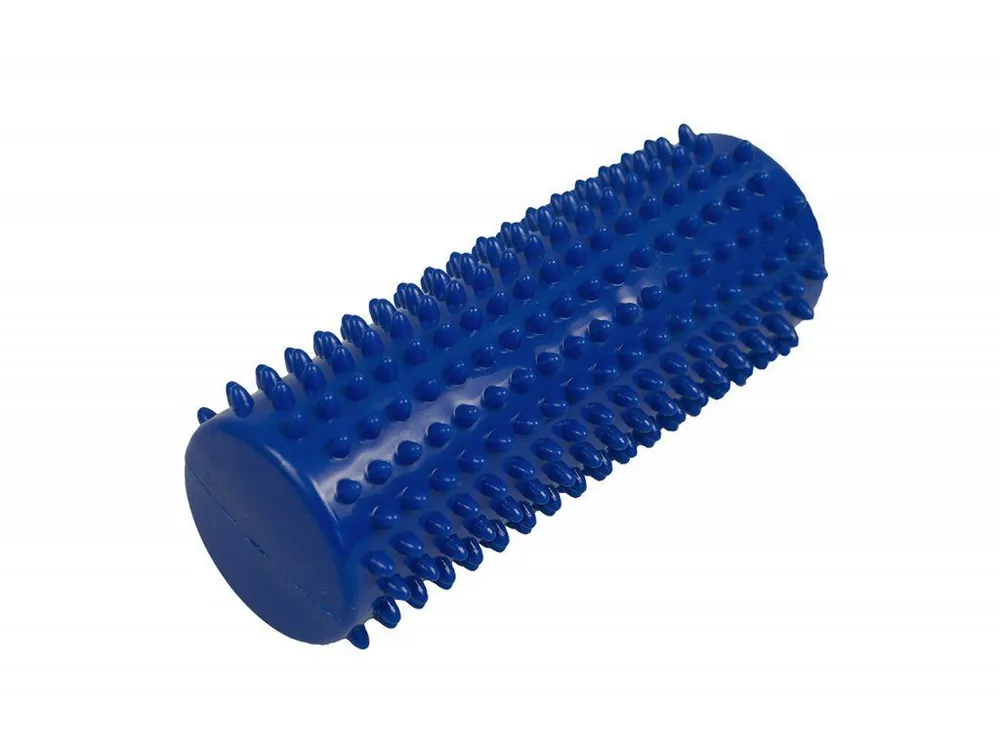 Masážní váleček s bodlinkami 15 cm modrý Aktuální