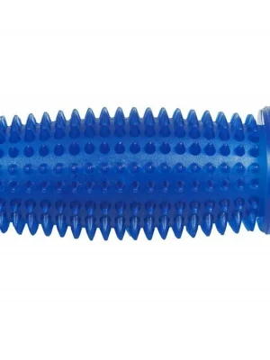 Masážní váleček s bodlinkami 15 cm dutý s otvorem  modrý Aktuální