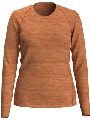 SMARTWOOL Dámské triko W MERINO 150 PLANT-BAS DYE BSL LONG SLEEVE B sumsndchrymngowsh – oranžové Nejprodávanější