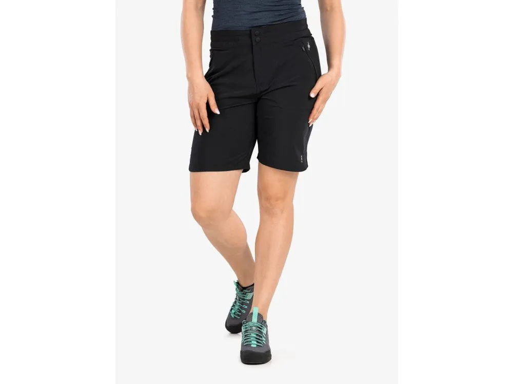 SMARTWOOL Dámské kraťasy W MERINO SPORT 8 SHORT black – černé Doprava Zdarma