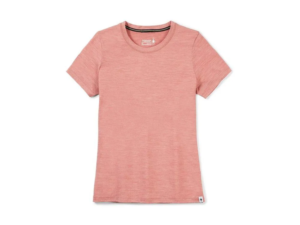Cenově Výhodný SMARTWOOL Dámské triko W MERINO SPORT 150 TEE SLIM FIT light mahogany – oranžové