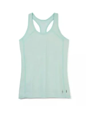 Jen Po Omezenou Doba SMARTWOOL Dámské tílko W MERINO SPORT 120 RACERBACK TANK bleached aqua – modré