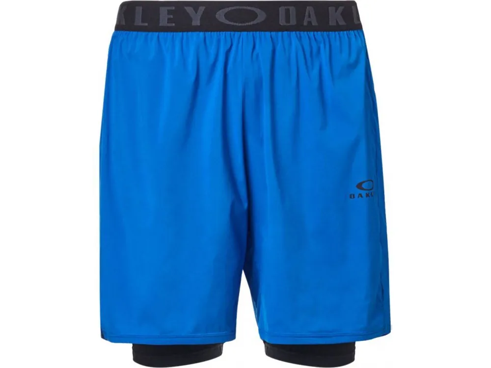 OAKLEY Pánské kraťasy COMPRESSION SHORT 9 2.0 ozone - modré Omezená Nabídka