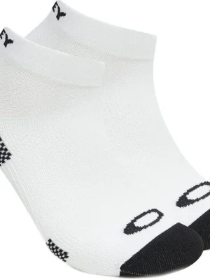 OAKLEY Ponožky RIBBED ELLIPSE SHORT SOCKS white - bílé Víkendová Akce
