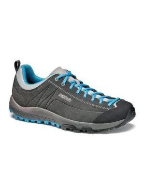 Super Cena ASOLO Dámské trekové boty SPACE GV ML Graphite/Cyan blue - šedé