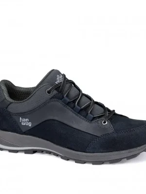 Autentický HANWAG Dámské trekové boty rozšířené BANKS LOW BUNION LADY LL navy/asphalt - modré