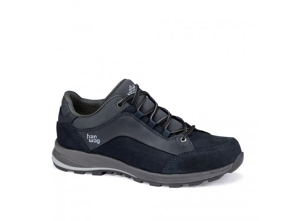 Autentický HANWAG Dámské trekové boty rozšířené BANKS LOW BUNION LADY LL navy/asphalt - modré