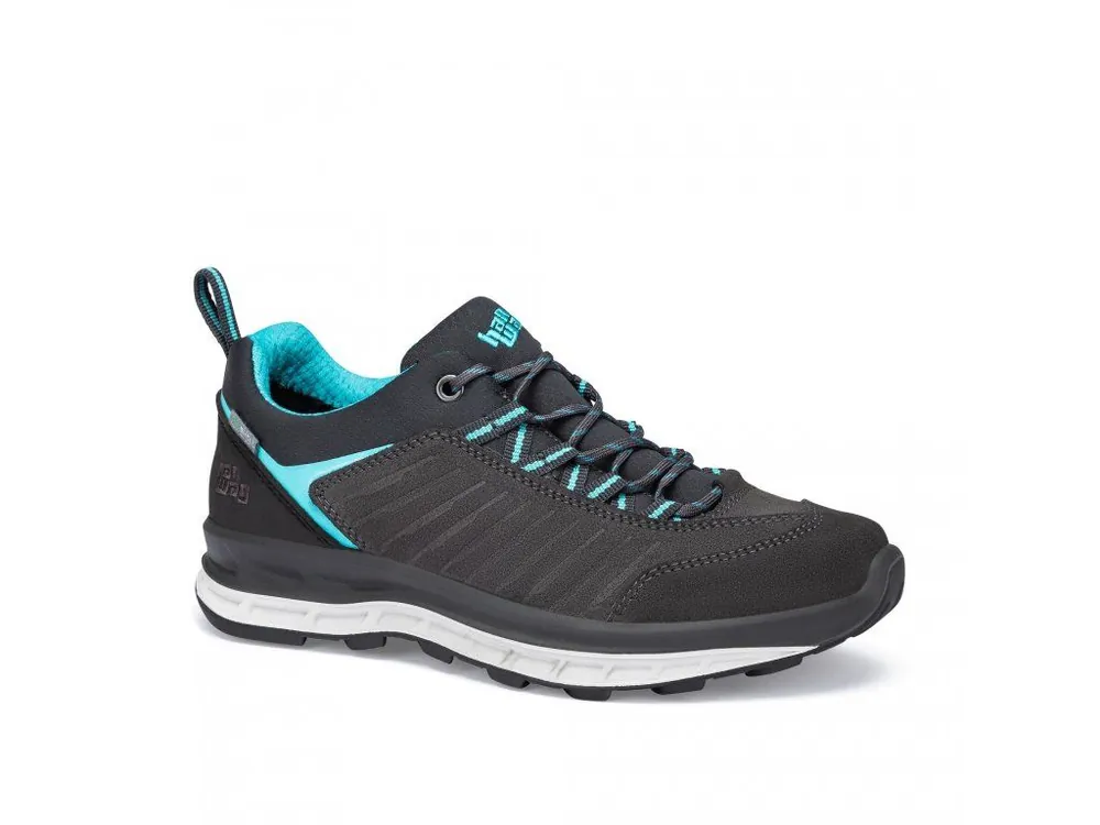 Omezená Nabídka HANWAG Dámské trekové boty BLUERIDGE LOW LADY ES asphalt/ocean - černé