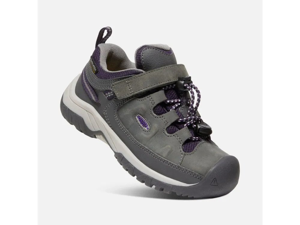 Cenový Hit KEEN Dětské boty TARGHEE LOW WP YOUTH magnet/tillandsia purple - černé