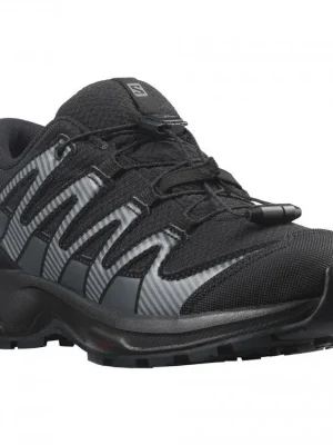 SALOMON Dětské běžecké boty XA PRO V8 CSWP J black/black/ebony - černé Speciální Cena