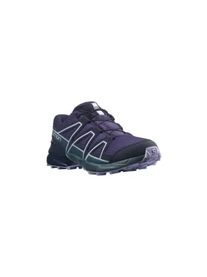 SALOMON Dětské běžecké boty SPEEDCROSS CSWP J grape juice/mallard blue blue - modré Nejprodávanější