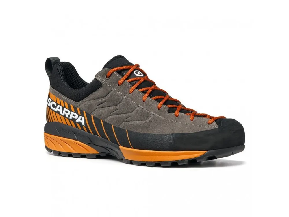 Vysoce Kvalitní SCARPA Pánské trekové boty MESCALITO titanium/mango - šedé