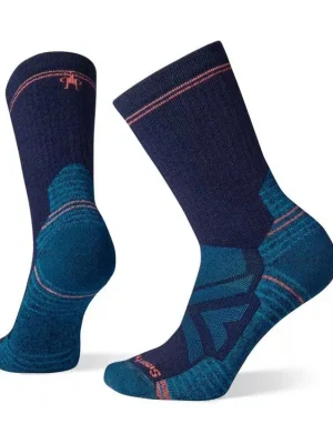 Rychlé Dodání SMARTWOOL Dámské ponožky W HIKE FULL CUSHION CREW SOCKS deep navy – modré