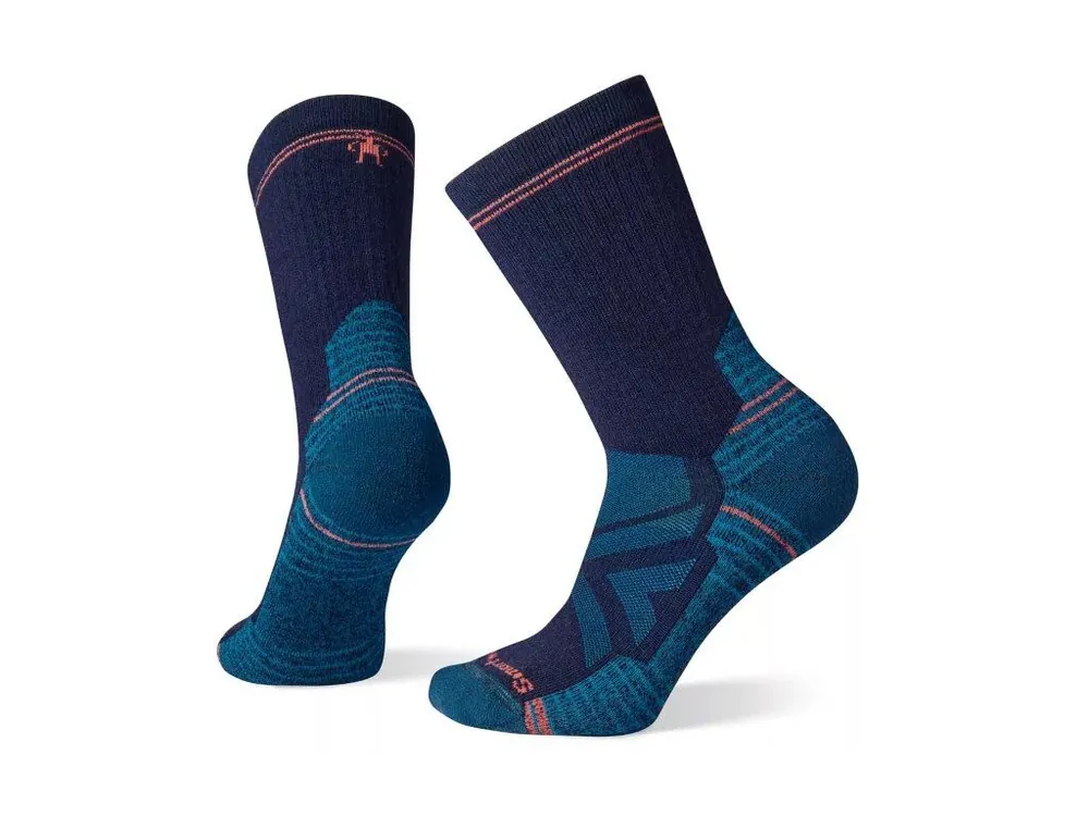 Rychlé Dodání SMARTWOOL Dámské ponožky W HIKE FULL CUSHION CREW SOCKS deep navy – modré