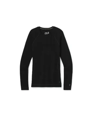 SMARTWOOL Dámské triko W MERINO BASELAYER CREW BOXED black – černá Nejlepší Cena