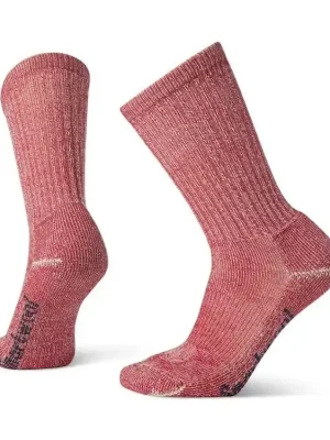 Značkový SMARTWOOL Dámské ponožky W CLASSIC HIKE LIGHT CUSHION CREW SOCKS masala – červené