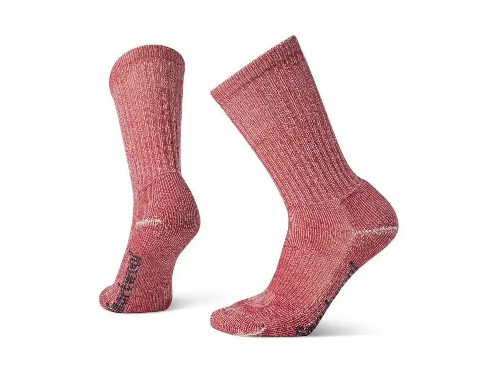 Značkový SMARTWOOL Dámské ponožky W CLASSIC HIKE LIGHT CUSHION CREW SOCKS masala – červené