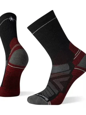 Ověřený SMARTWOOL Ponožky HIKE LIGHT CUSHION CREW SOCKS charcoal – šedé
