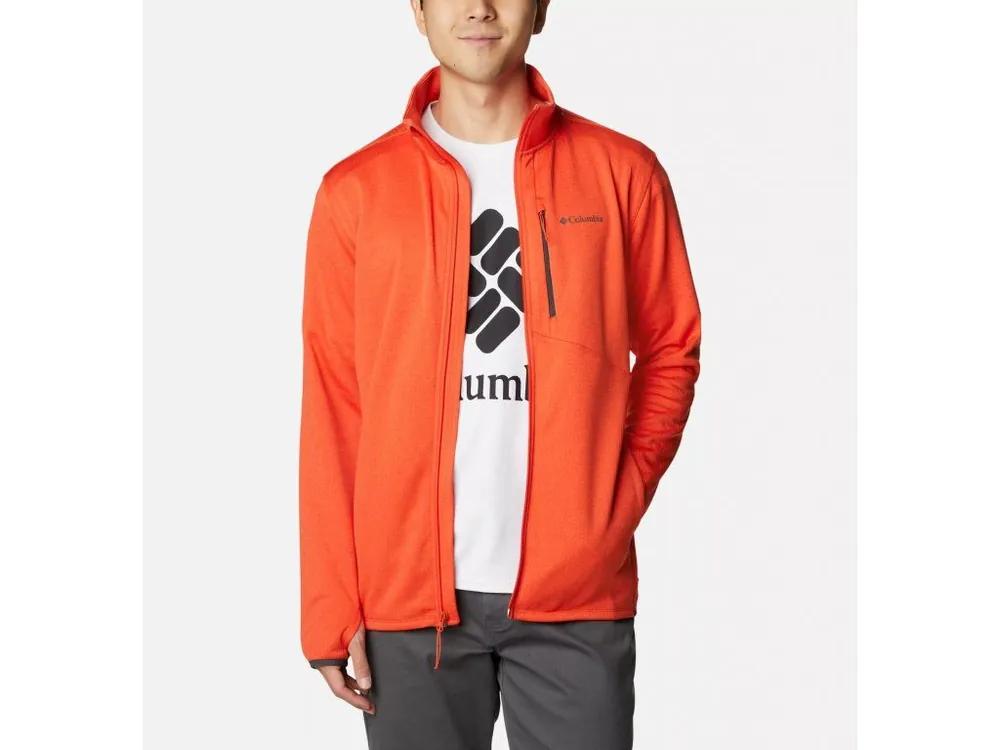 COLUMBIA Pánská mikina PARK VIEW™ FLEECE FULL ZIP - oranžová Pouze Dnes