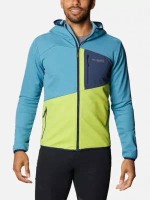 Přímo Od Výrobce COLUMBIA Pánská mikina M PEAK PURSUIT™ TECH HOODIE - modrá