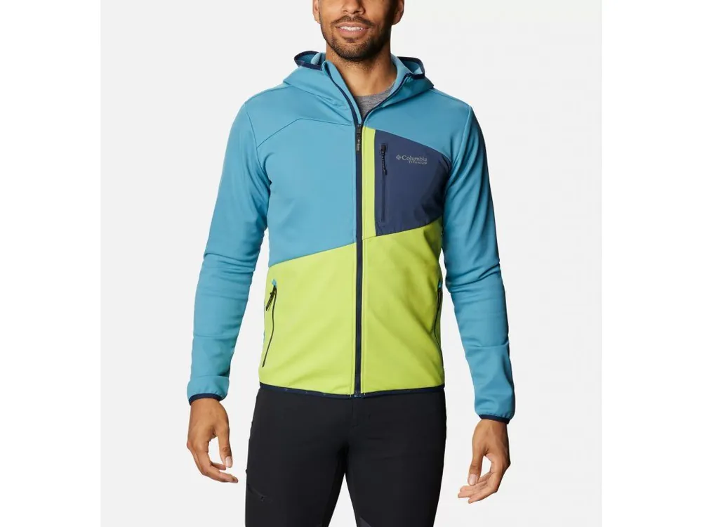 Přímo Od Výrobce COLUMBIA Pánská mikina M PEAK PURSUIT™ TECH HOODIE - modrá