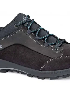 HANWAG Dámské trekové boty BANKS LOW LADY GTX  asphalt/ocean-šedé/modré Tovární Cena