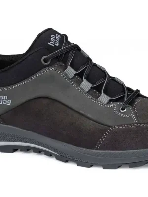 HANWAG Pánské trekové boty BANKS LOW GTX  asphalt/black-šedé/černé Časově Omezené