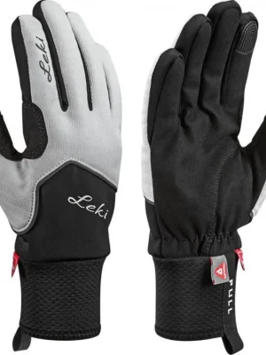 LEKI Dámské rukavice NORDIC THERMO LADY white/black/charcoal - cerne Must-Have