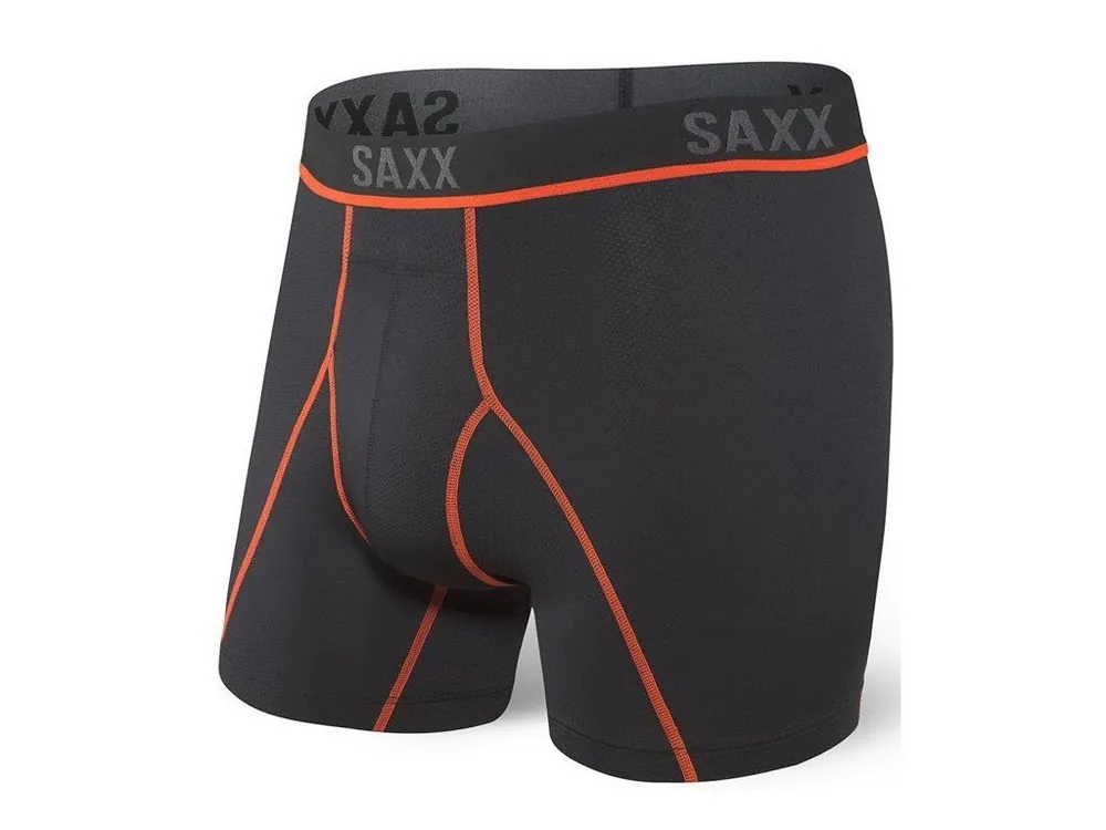 SAXX KINETIC HD BOXER BRIEF - blck/vermil Oblíbený