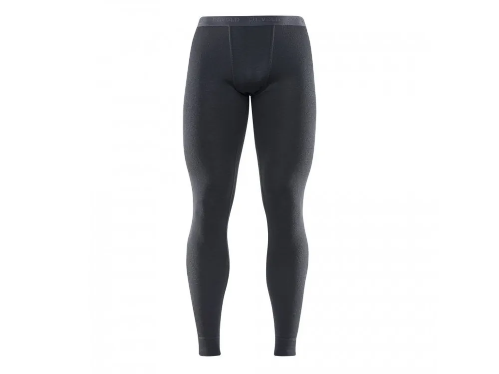 Autentický DEVOLD Pánské spodky HIKING MERINO MAN LONG JOHNS black - černé