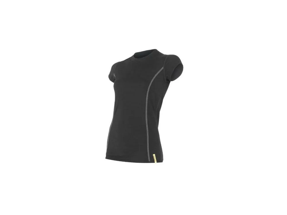 Výprodej SENSOR Dámské triko MERINO ACTIVE - černé