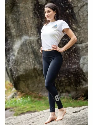 8B+ Dámské legíny HUSH černé Vysoce Kvalitní