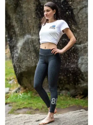 8B+ Dámské legíny HUSH tm. šedé Cenový Hit