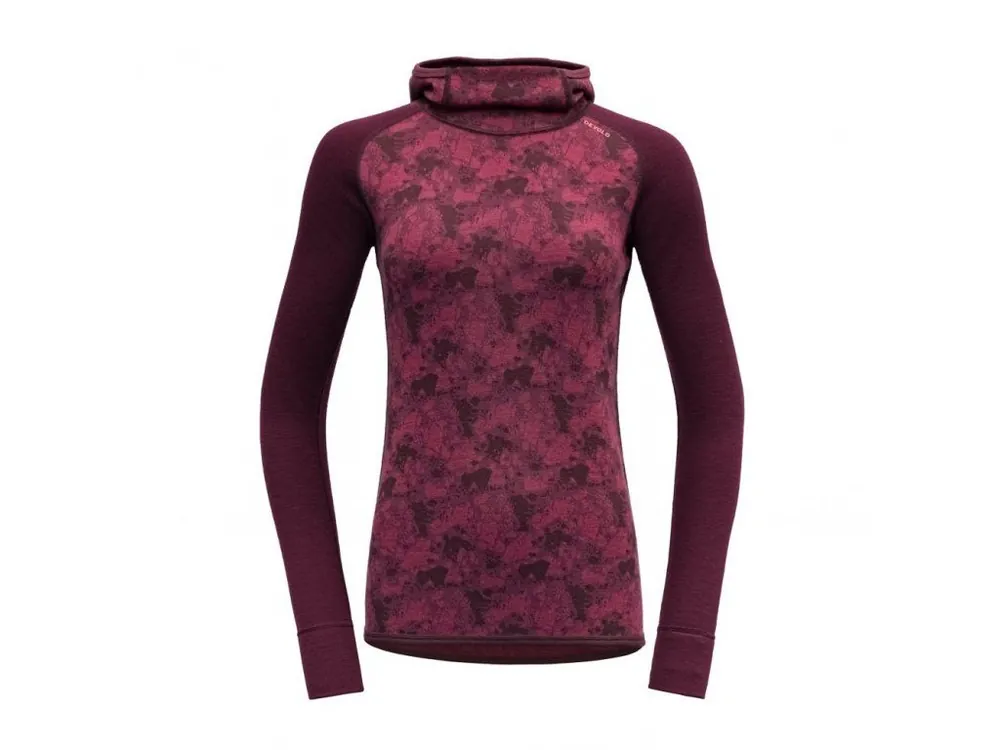 Hit Sezóny DEVOLD Dámské oboustranné merino tričko KVITEGGA MERINO WOMAN HOODIE