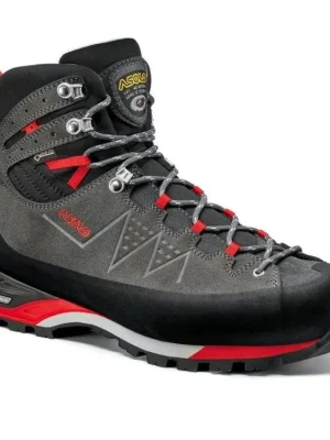 Dokud Zásoby Vydrží ASOLO Pánské trekové boty TRAVERSE GV MM graphite/red - šedé