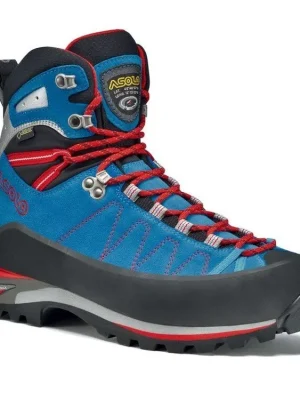 Výhodná Nabídka ASOLO Pánské trekové boty ELBRUS GV MM blue aster/silver - modré