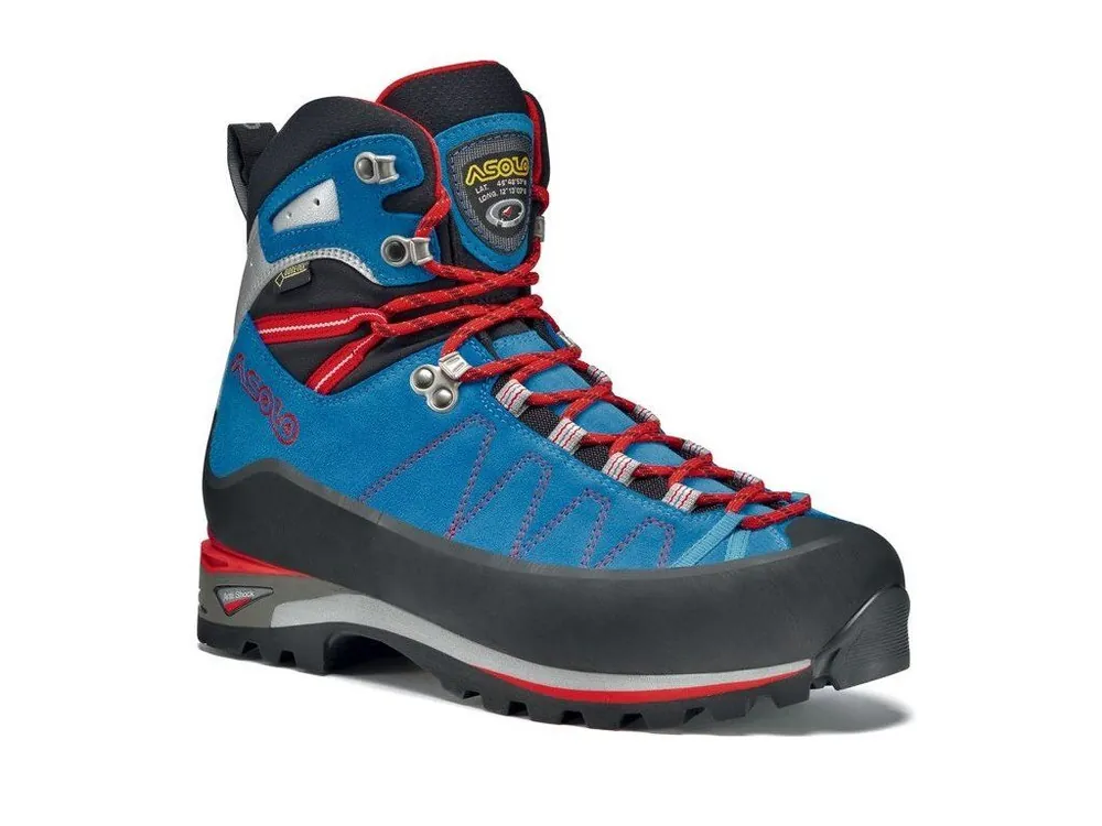 Výhodná Nabídka ASOLO Pánské trekové boty ELBRUS GV MM blue aster/silver - modré