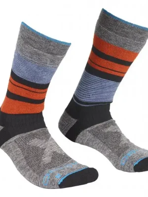 Nízká Cena ORTOVOX Pánské ponožky ALL MOUNTAIN MID SOCKS WARM multicolor - vícebarevné