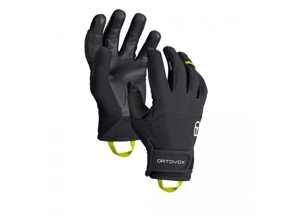 ORTOVOX Pánské rukavice TOUR LIGHT GLOVE Black raven - černé Doprava Zdarma