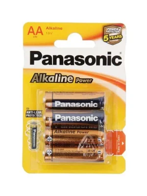 Výprodej Baterie tužková AA LR6 Alkalika Panasonic blistr 4 ks
