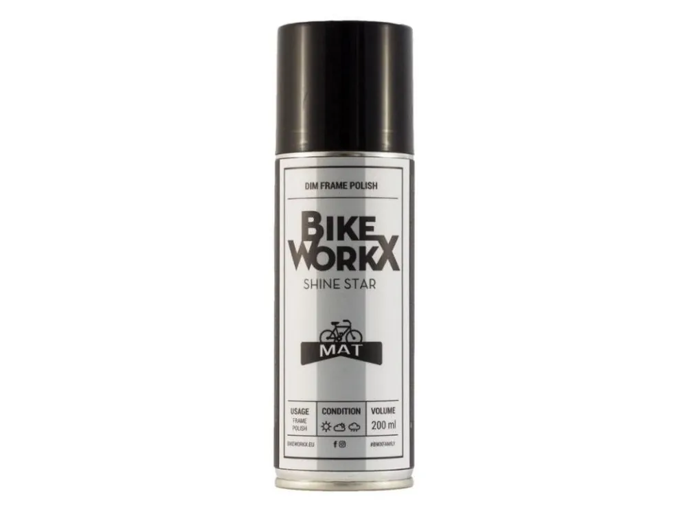 Cenový Hit BIKEWorkX - Shiner matt sprej 200ml