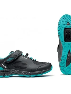 Boty Northwave Escape Evo Women - Black/Aqua Cenově Výhodný