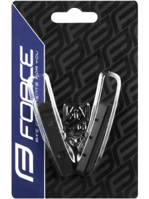 Brzdové špalíky Force silniční, černé 55mm Zlevněný