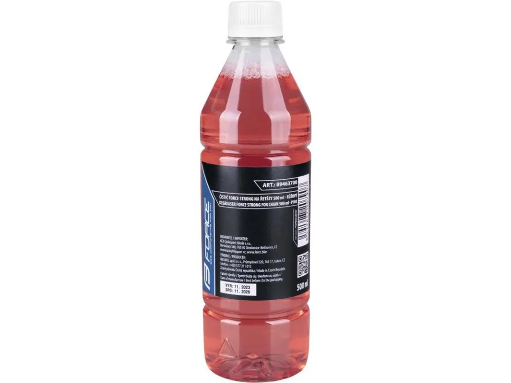 Horká Nabídka Čistič Force STRONG na řetězy - 0,5 l, láhev - růžový