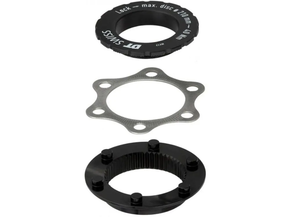 DT Swiss MTB adaptér uchycení brzdového kotouče IS do náboje CenterLock Nová Kolekce