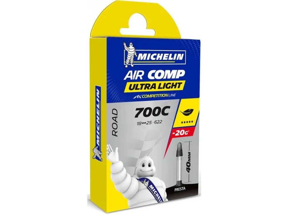 Duše Michelin AIR COMP ULTRALIGHT GAL-FV 40MM 700X18/25 916182 Víkendová Akce